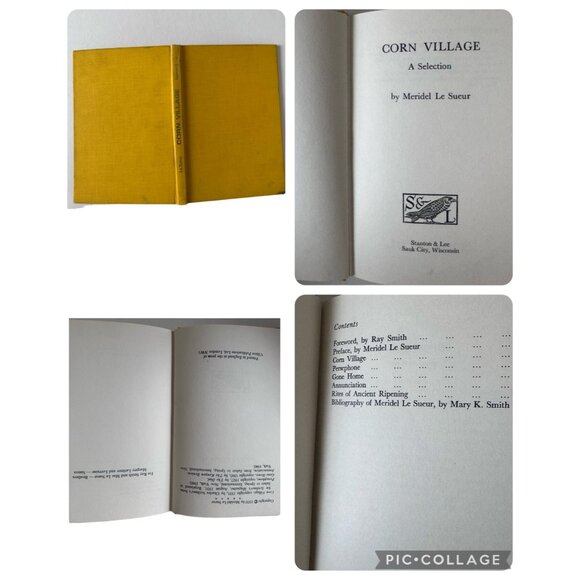 Corn Village 1970 Meridel Le Sueur SIGNED Stanton & Lee 1st Edition HC - Picture 7 of 14